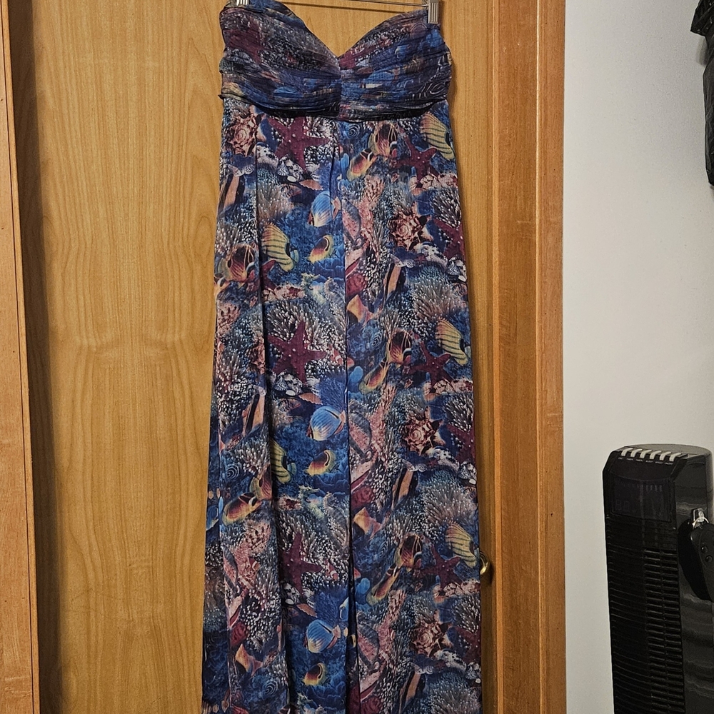 Sans Souci Oceanic Print Dress